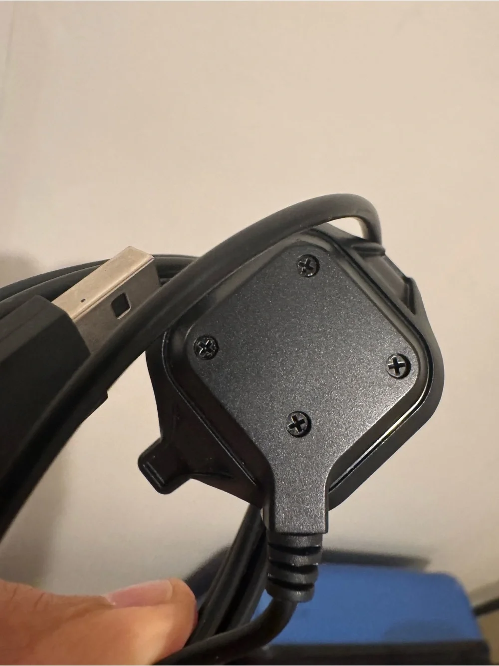 Black VR/AR Accessory Charging & Data Cable (Brand Unspecified)